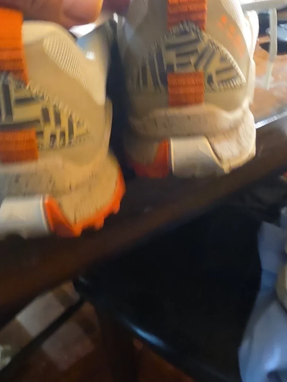 Nike Beige and Brown Trail Running Sneakers with Yellow Accent